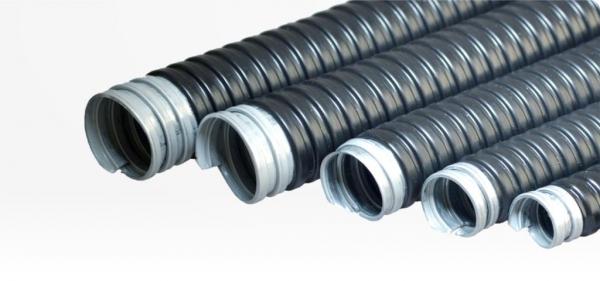 Металлорукав в ПВХ-изоляции МРПИнг  10 черн. /без протяжки/ Строитель