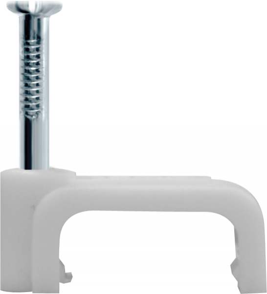 Скоба крепежная для кабеля Navigator  NCS-09-50  плоская, d9 (50шт в упаковке))(1шт=1 упаковке) 71 084