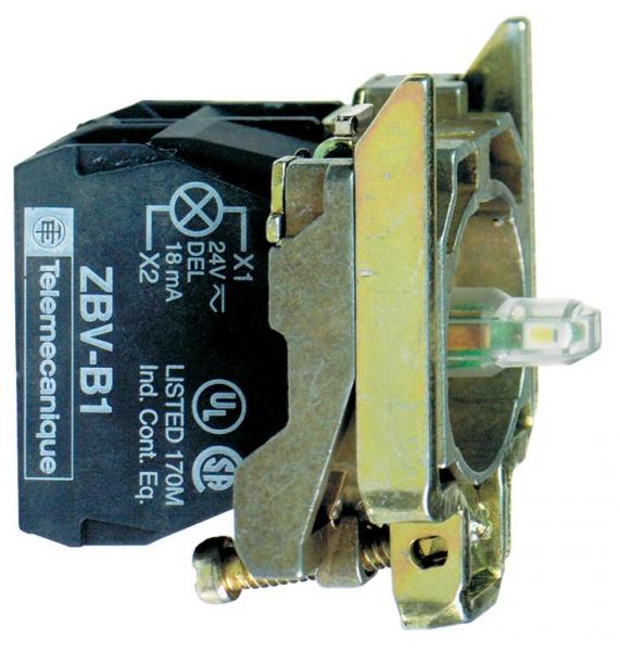 ZB4BW0B35 КОРПУС КНОПКИ 22ММ 24В С ПОДСВЕТКОЙ ZB4BW0B35